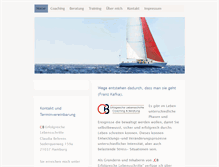 Tablet Screenshot of claudia-behrens.de